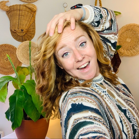 vintage vsco 90s oversized boyfriend funky sweater - Picture 6 of 7